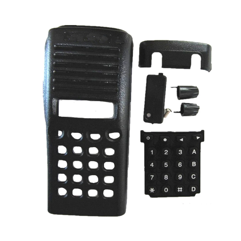 

New Front Shell Cover Housing Case Keypad+Knob Refurb Kit For Kenwood TK278G TK378G TK388G Radio Walkie Talkie Accessories