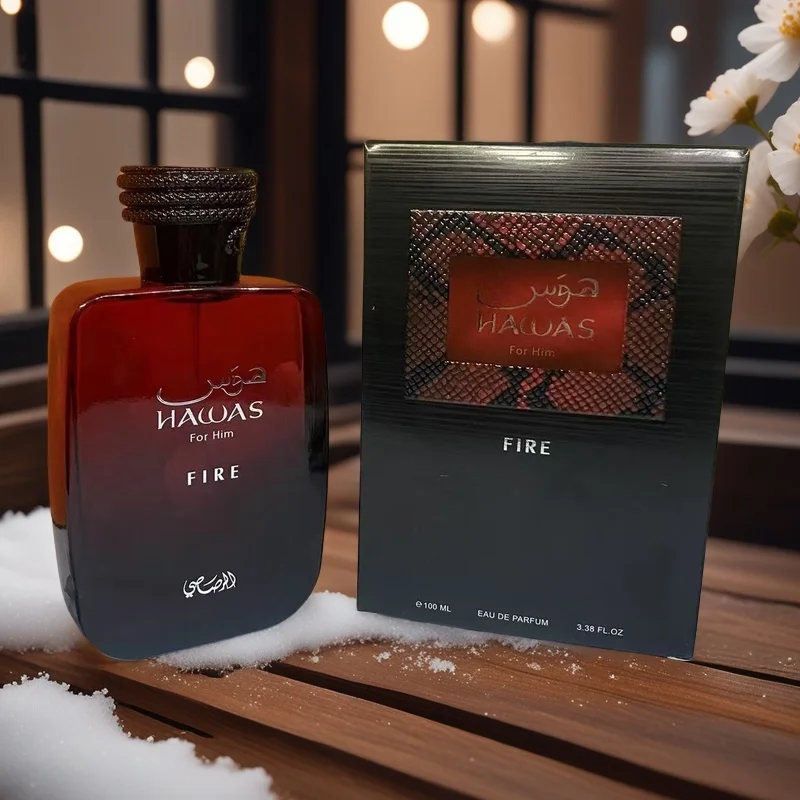 عطر RASASI Hawas Flame للرجال، 100 مل، بخاخ سائل أو دو بارفان، عطر يدوم طويلاً يلتقط أناقة الذكور و #2