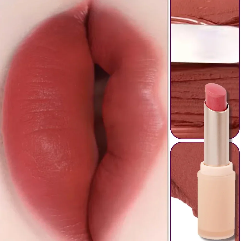 Lápiz labial de terciopelo de larga duración, Pintalabios resistente al agua, no se decolora, Sexy, rojo, rosa, mate, maquillaje coreano, cosmético, 6 colores