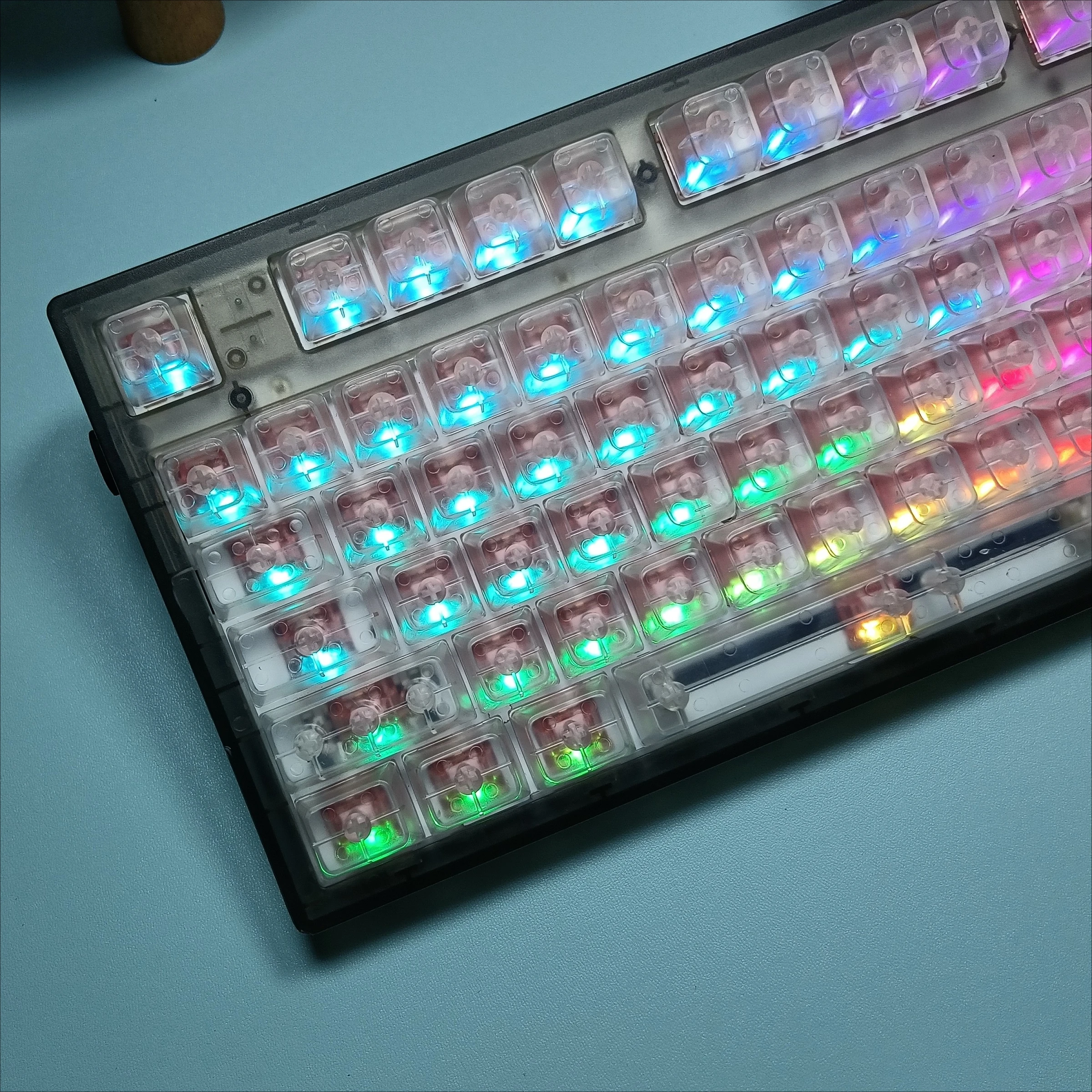 MDA transparent small full set of key caps color box blister compatible 108/104/980/96/87/84/75/68/