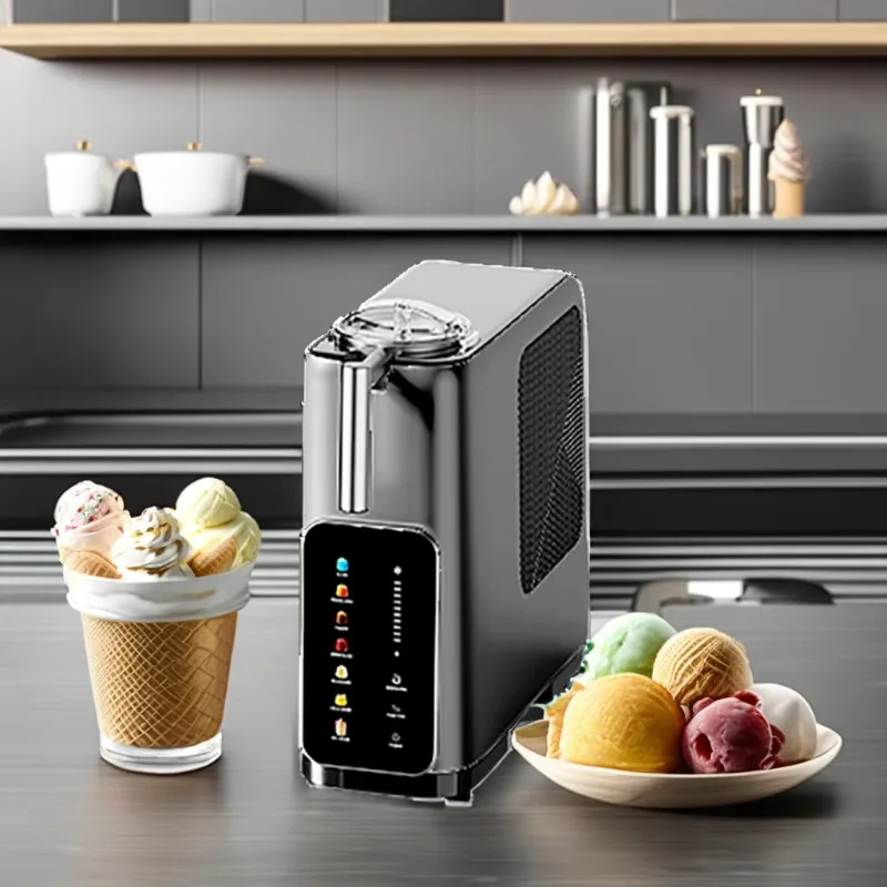 Popular New Electric Fruit Milk Smoothie Slushie Ice Cream Maker with Automatic Function for Household RV Hotel Outdoor Use