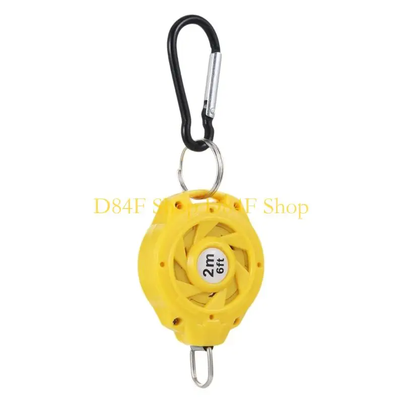 D84F Keychains Tape Measure Clear Scale Long Lastings Performances Measuring Tool