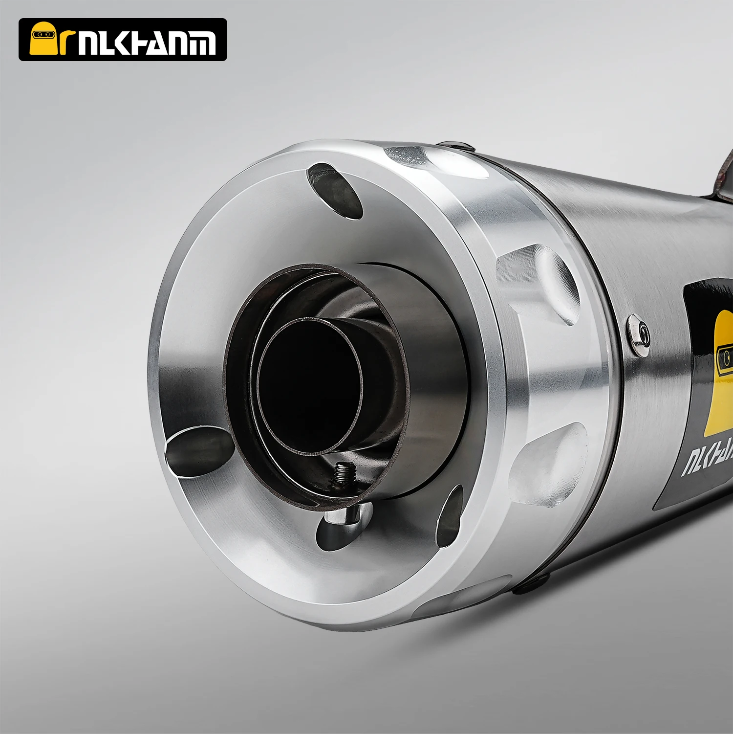 51mm universal Motorcycle exhaust system modification double-sided muffler with DB killer for MT07 GSXR-600 R3 NINJA400 Z650