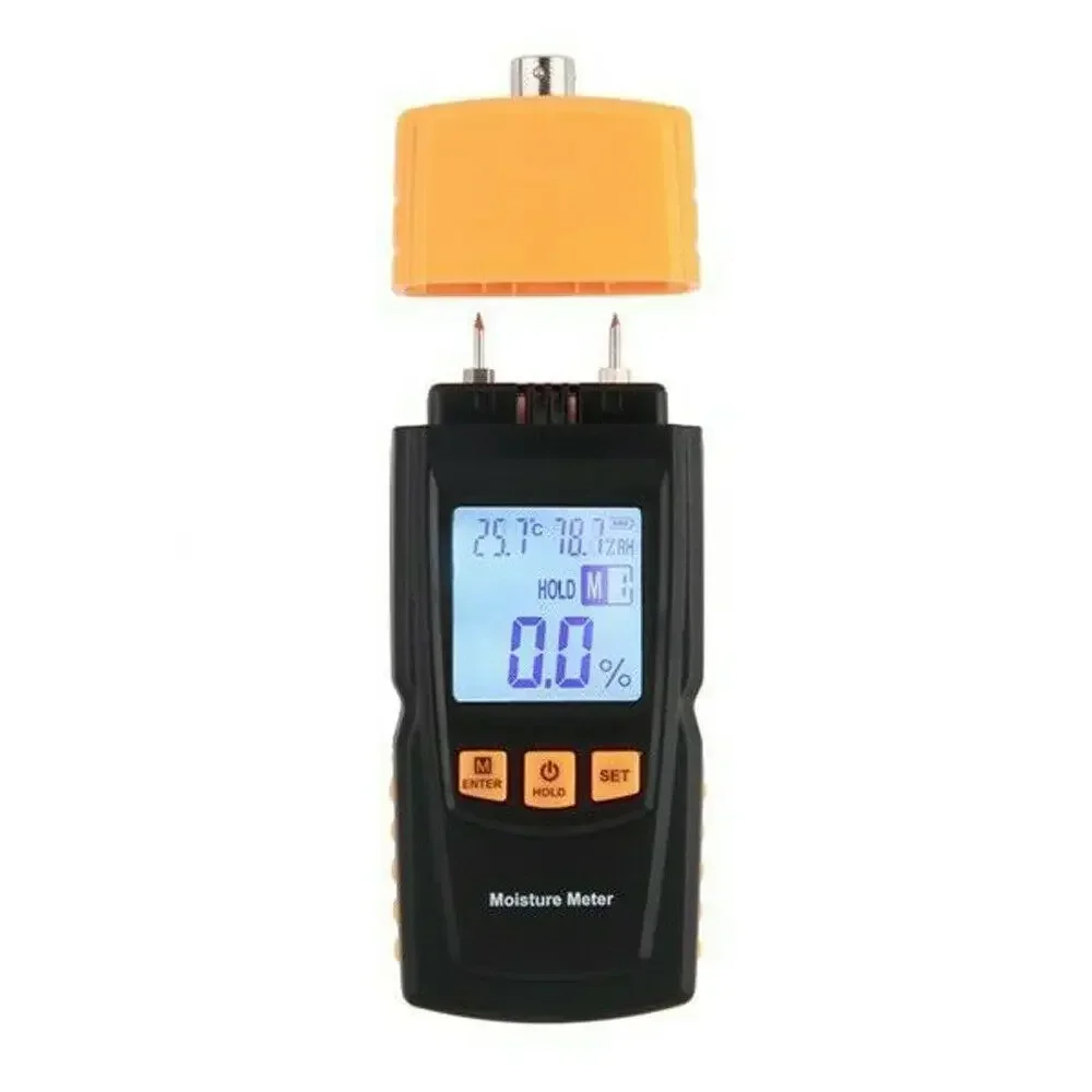 

Portable LCD Hay Wood Sawdust Powder Moisture Meter Humidity Detector Tester