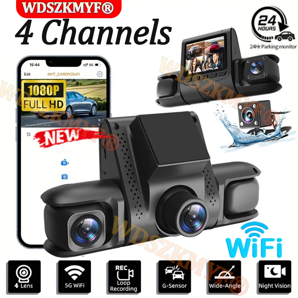 4Camera Car Dvr Wif…