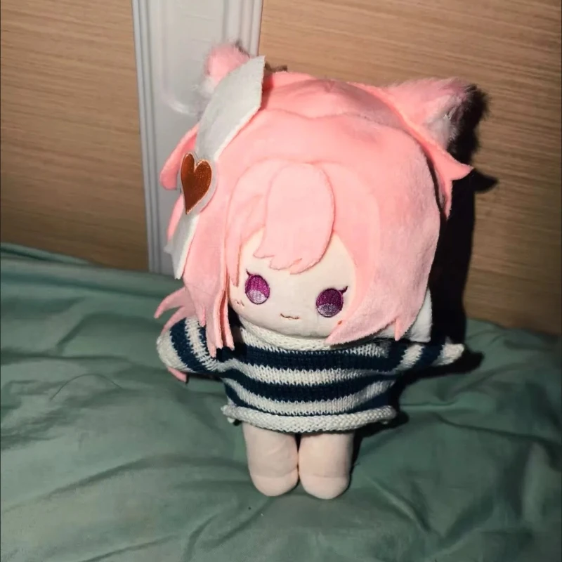 

20cm Anime Game Honkai Impact 3 Elysia Kawaii Cosplay Soft Cotton Doll Body With Skeleton Cartoon DIY Dress Up Toy Figures Gifts