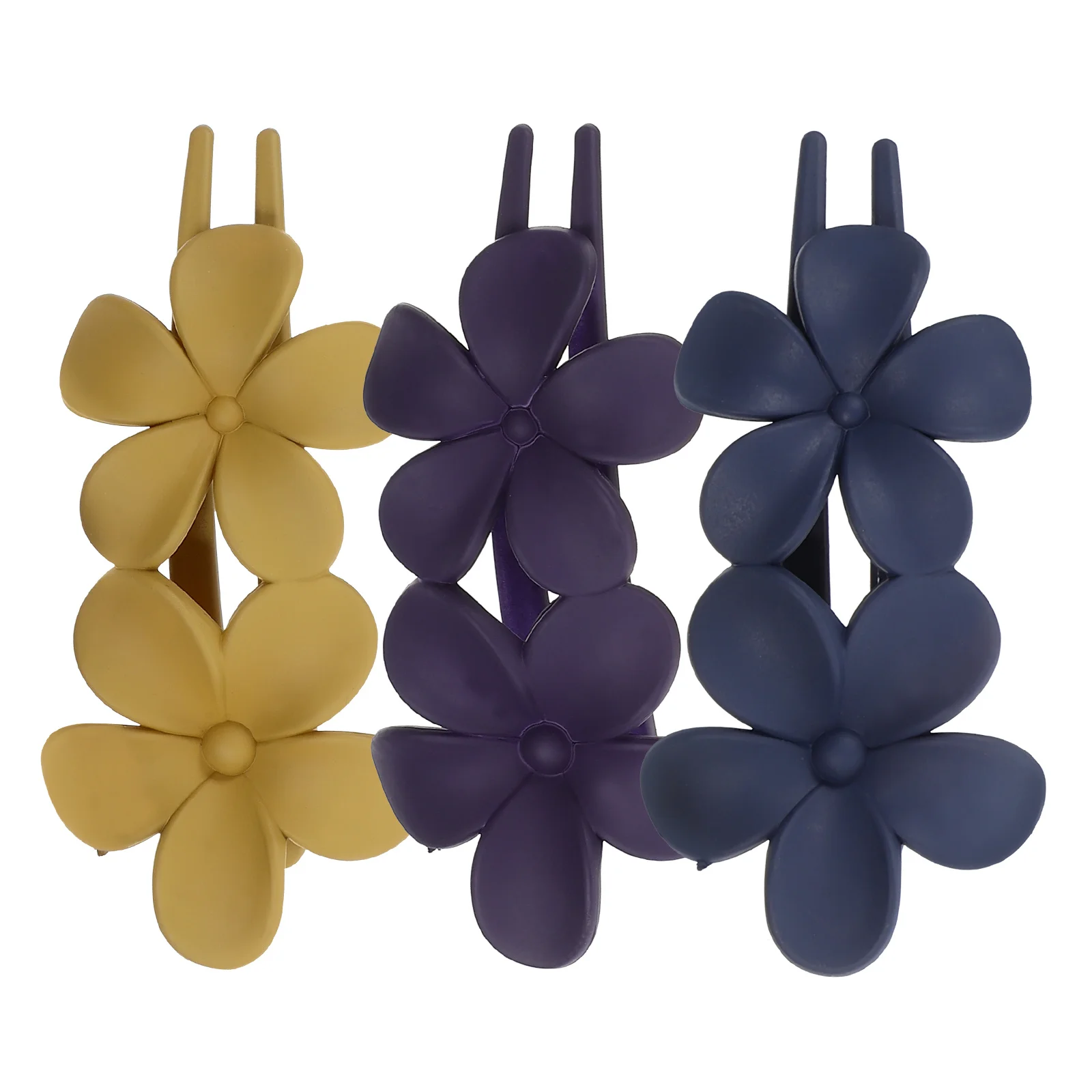 

3Pcs Hair Clips Flower Barrettes Decorative Style Clips for Thick Long Hair Volume Use Flower Barrettes for Women