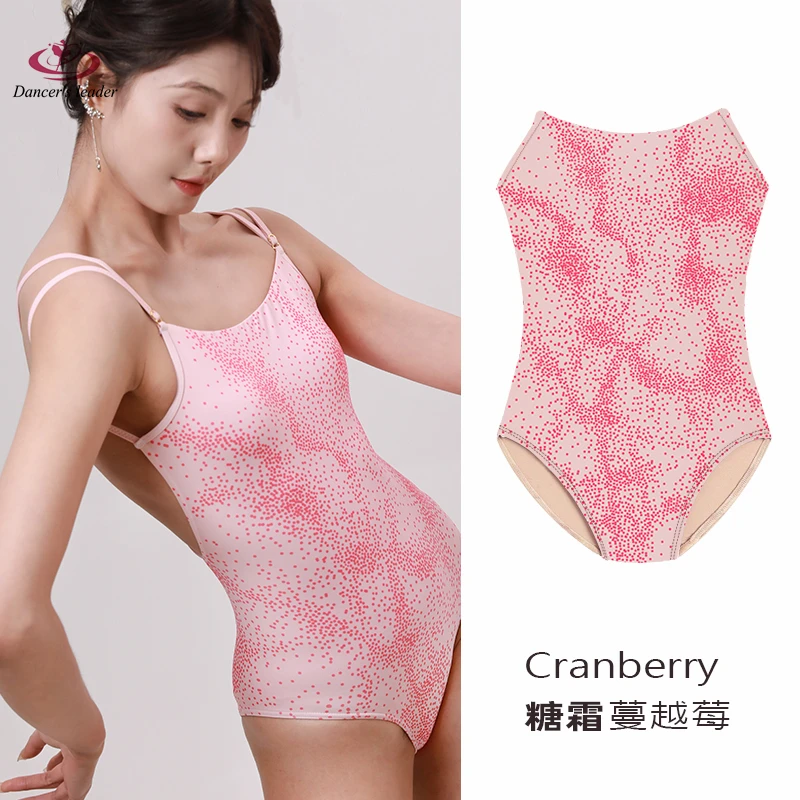บัลเล่ต์ Leotard สําหรับผู้หญิงฝึกเสื้อผ้า Candy สี Frostbite พิมพ์ยิมนาสติกผู้ใหญ่ Air โยคะเครื่องแต่งกาย