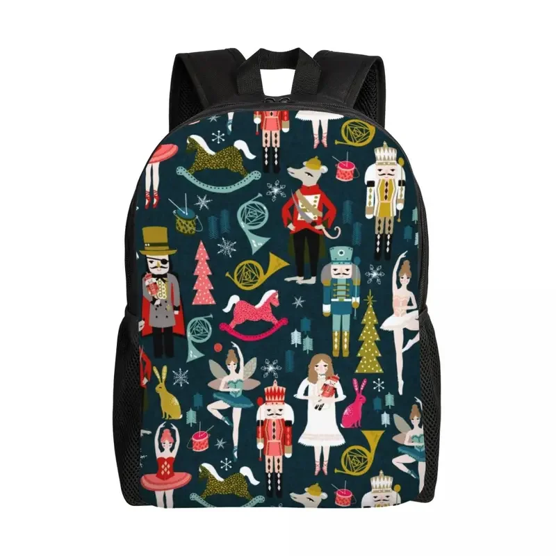 

Nutcracker Ballet Dancer Laptop Backpack Women Men Casual Bookbag for College School Students Bag