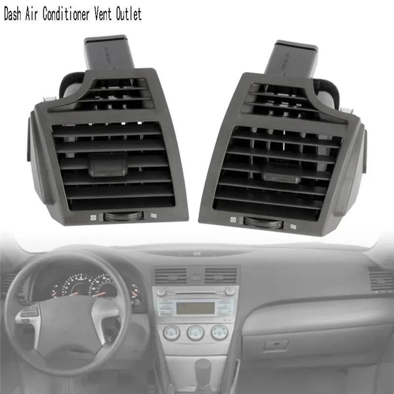 AEE5-1Set Car Dash Side AC Air Conditioner Vent Outlet Panel Grille For Toyota Camry Aurion ACV40 GSV40 US Version 2007-2013 view 5