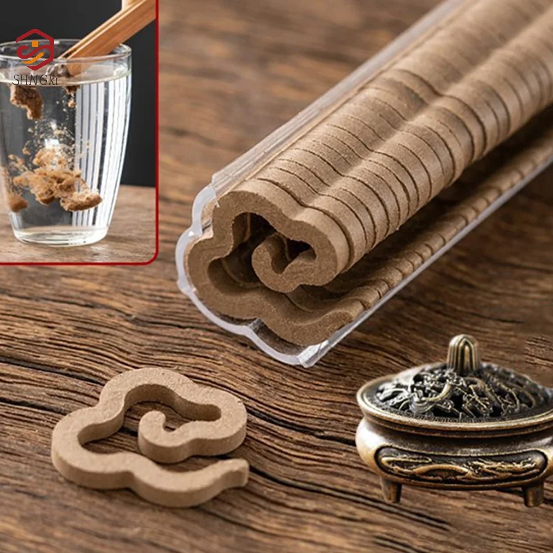 42Pcs/set Small Xiangyun Stickless Powder Disk Fragrance Chinese Fragrance Indoor Persistent Fragrance Sandalwood Agarwood