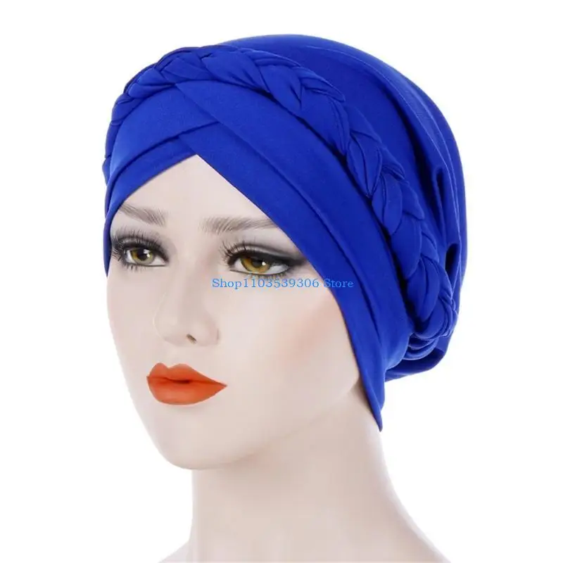 400A Pre-tied Headwrap For Black Women Turbans And Headwrap Stretch Jerse Turban African Headwrap Braid Headscarf