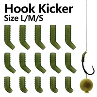 30x Carp Fishing Accessories Hook Aligner Anti Tangle Sleeve Line Aligner Size S/M/L Carp Fishing Hair Rigs Terminal Tackle