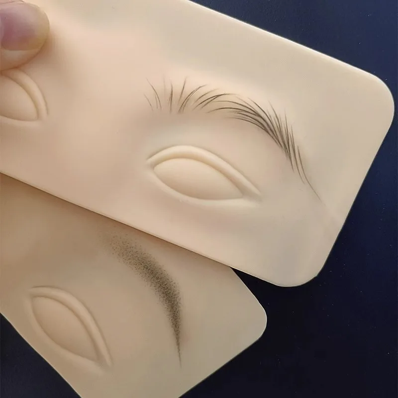 

1pcs 5D Eyebrow Tattoo Practice Skin Eye Makeup Training Skin Eyelash Silicone Practice Pad for Makeup Beauty Academy