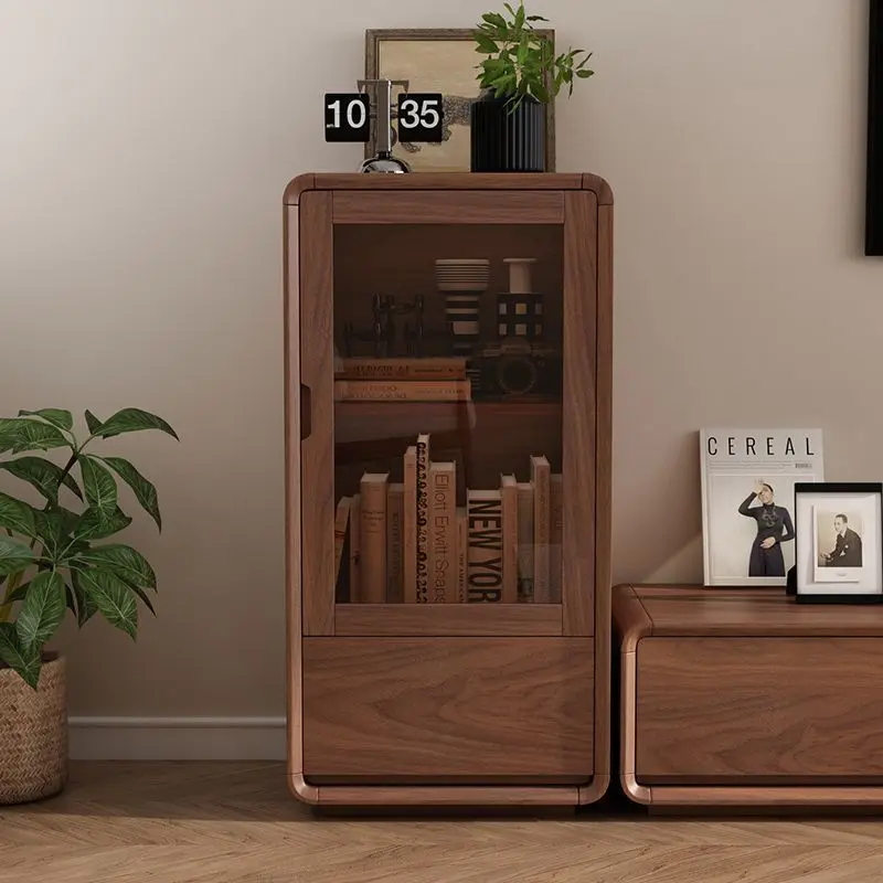 Full solid wood edge cabinet