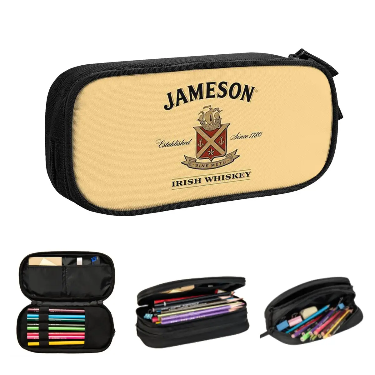 Редкие пеналы Cask The Jameson для студентов, подарки, коробка для ручек, сумка-карандаш большой емкости, пенал для хранения, канцелярские принадлежности