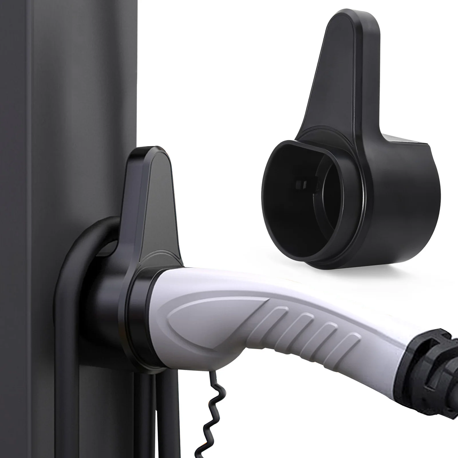 EV Charger type 2 Control Box Holder Holster Dock For Electric Vehicle Type Charging Plug Wall Mount Wallbox Holder Easy Install