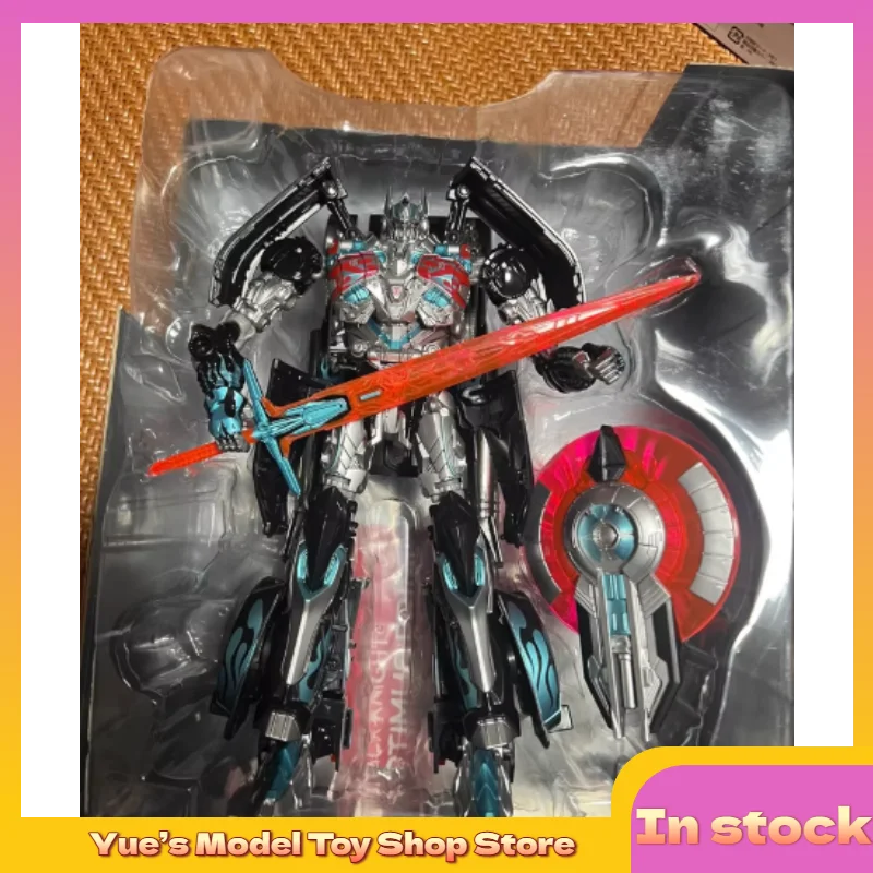 

【In Stock】Transformation Toys TAKARA Movie 4 L-level Optimus Prime Dark Knight Movable Robot Doll Model Toy Collection Gift
