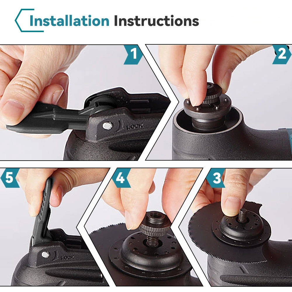 600 W elektrische oszillierende Multi-Tools Akku-Holzbearbeitungswerkzeug 20000 OPM Schneidsäge Heimdekoration für Makita 18 V Akku