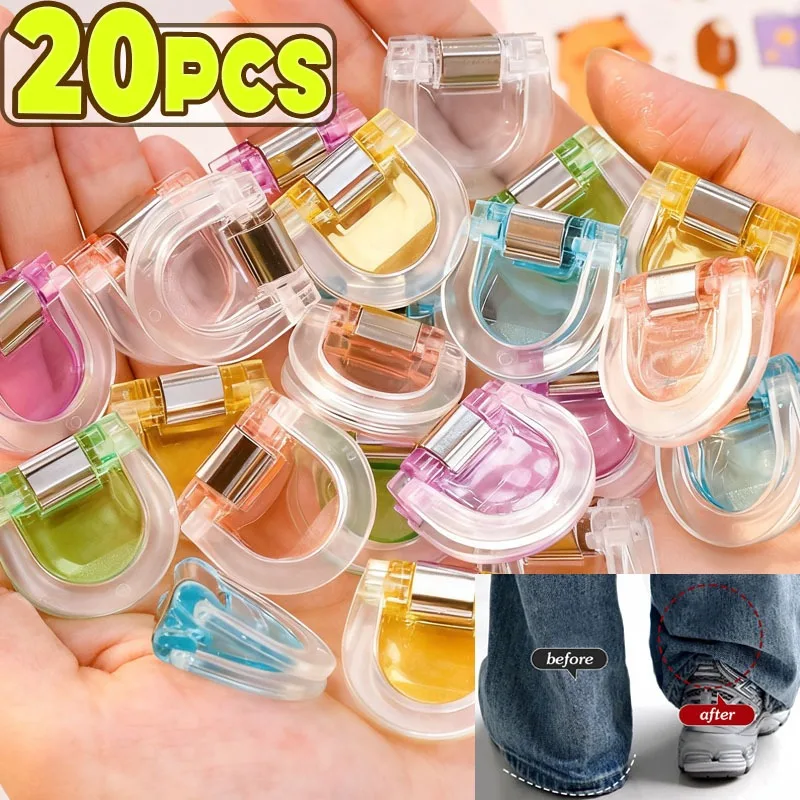 

Зажим для брюк длиной до пола, инструмент для сокращения ног, невидимый зажим без шитья, для регулировки подол одежды и брюк для мужчин и женщин