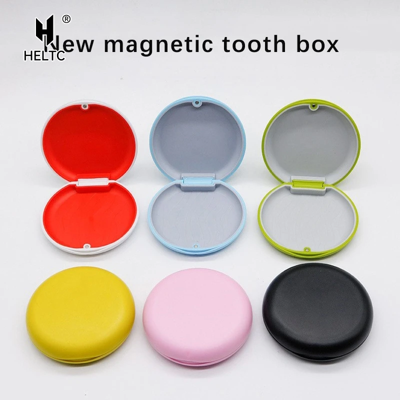 Denture Storage Box Invi-salign Orthodontic Aligner Retainer Braces Storage Box False Teeth Container Protective Case Organizer