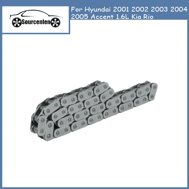 

Brand New Engine Timing Chain for Hyundai 2001 2002 2003 2004 2005 Accent 1.6L for Kia Rio 2432126010 24321-26010