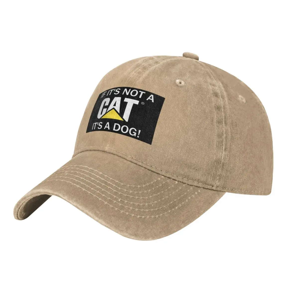 If its not a CAT its a DOG Baseball Cap Hood Custom Cap Golf Hat Snap Back Hat For Women Men's