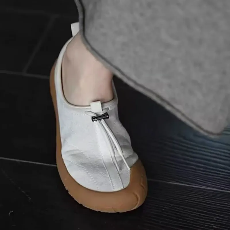 

Женские повседневные туфли-слипоны на мягкой подошве в стиле ретро для весны и осени 2026 года