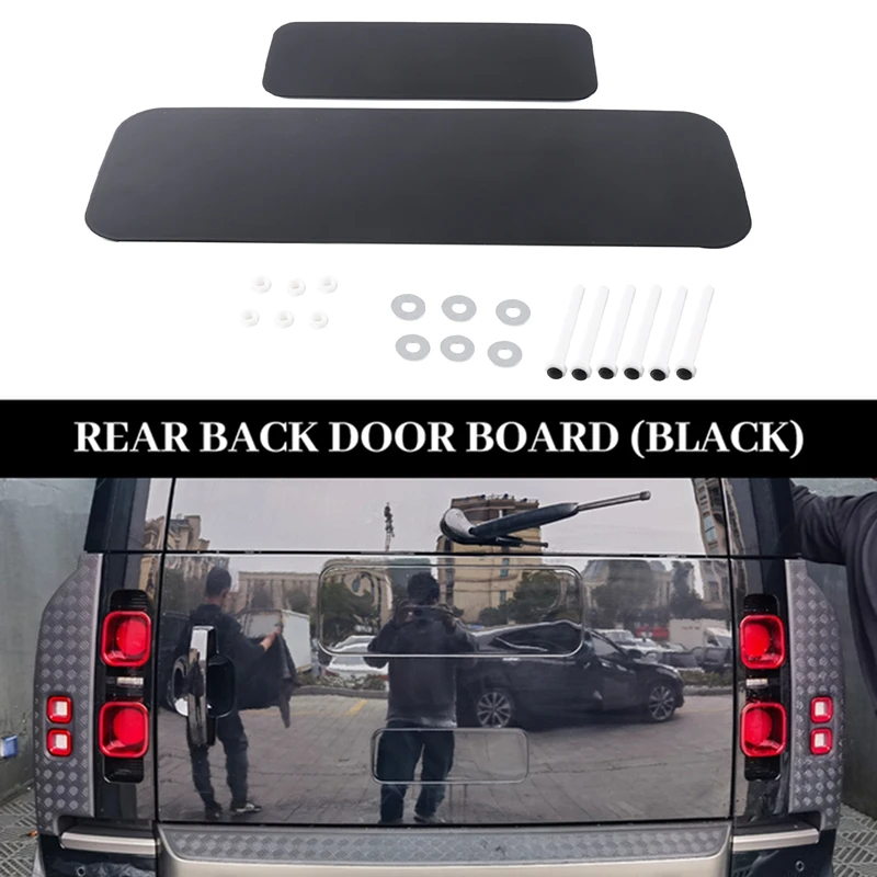 

Car Rear Spare Tire Cover Board For Land Rover Defender 90 110 2020-2023 Protective Cover Car Trunk Tailgate Decoration