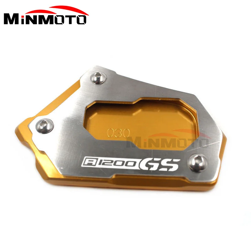 Motorcycle CNC Side Kickstand Stand Extension Plate For BMW R1200GS LC K50 R1200GS Adventure LC K51 R 1200 GS Side Stand Enlarge