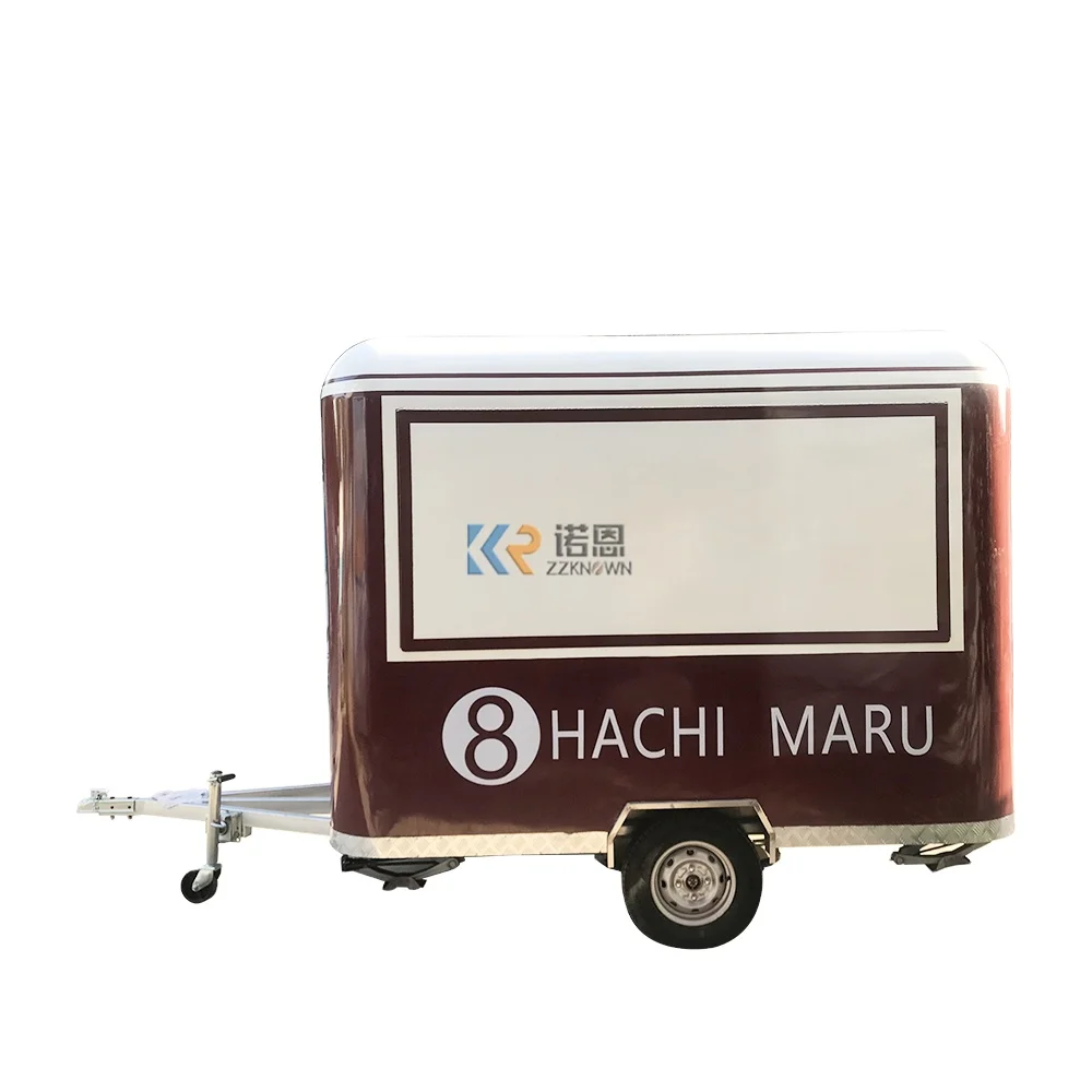 OEM Food Vending Van Customized Outdoor Street Kitchen Catering Cart Mobile Fast Food Truck With a Full Kitchen