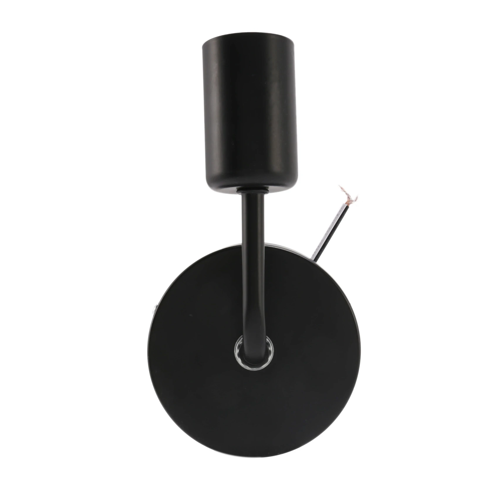 ブラックアイアンシンプルウォールランプ、アンティークロフト、アメリカ国、レストラン、バー、廊下、通路、サッカーウォールランプ