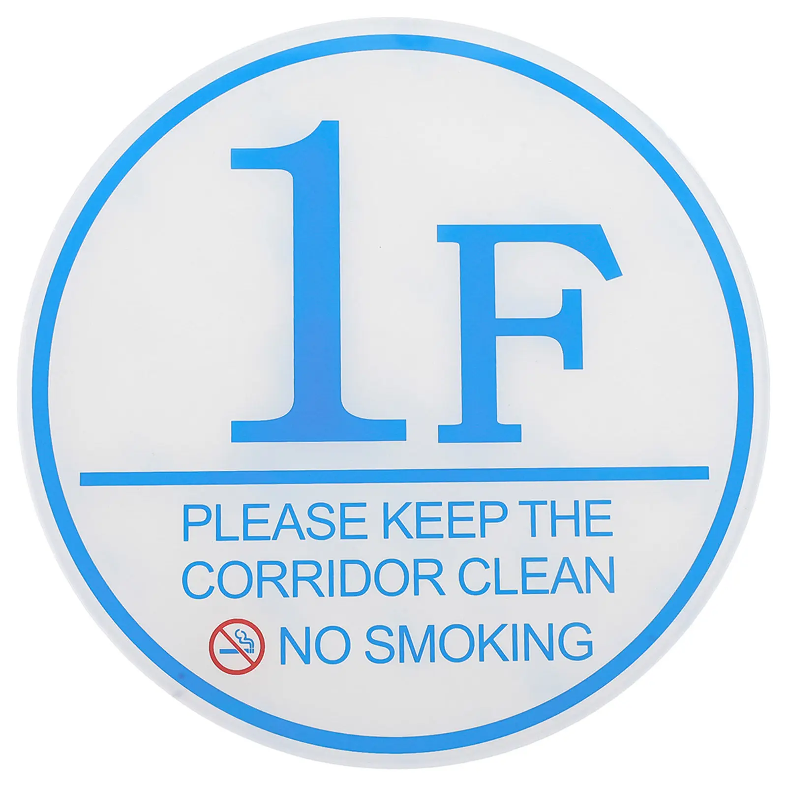 Large Acrylic Floor Number Sticker for Apartment Office Hospital Restaurant Easy to Stick Remove Smooth Surface Floor Storey