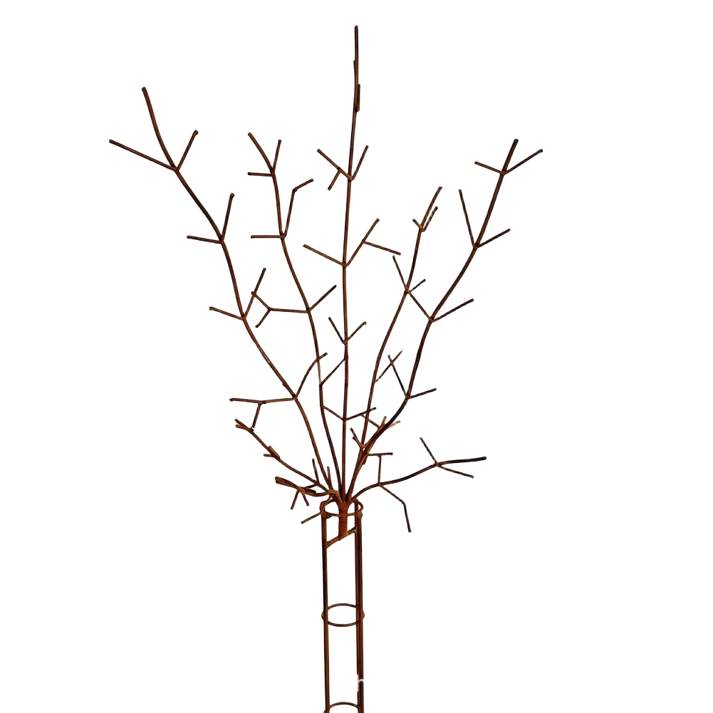 1pcs Rustic Metal Branch Trellis Plant Climbing Support Frame Waterproof Iron Vine Stand Outdoor Garden Yard Plant Holder