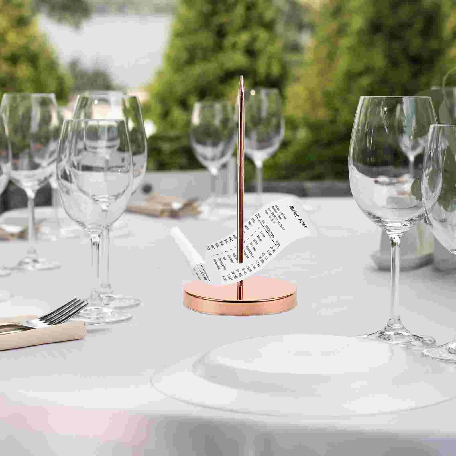 Ticket Stabber for Restaurant Invoice Spike Stick Subpoena Fork Memo Holder Office Receipt Note