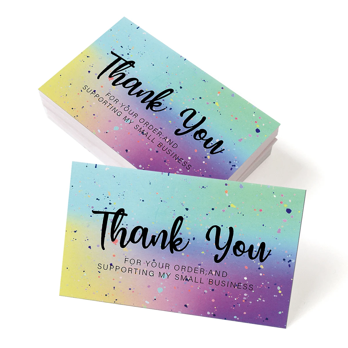 50Pcs Thank You Cards,Commercial Decoration Label Cards Gift Packaging Thank You Card Gift Packaging Thank You Message Cards