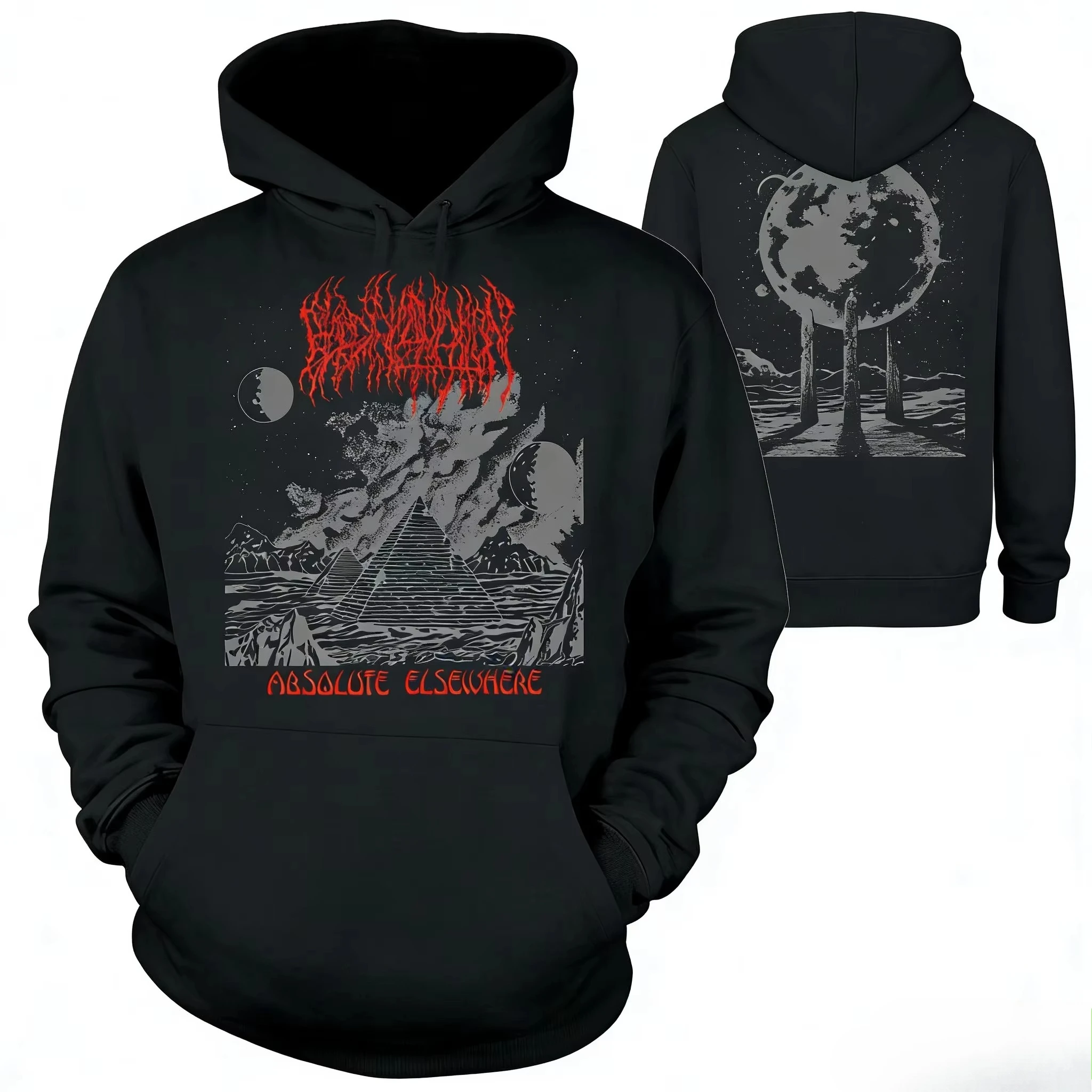 

Толстовка Blood Incantation Absolute Elsewhere, толстовка Progressive Death Metal, идеально подходит для фанатов, которые любят космического искусства и экстремального искусства