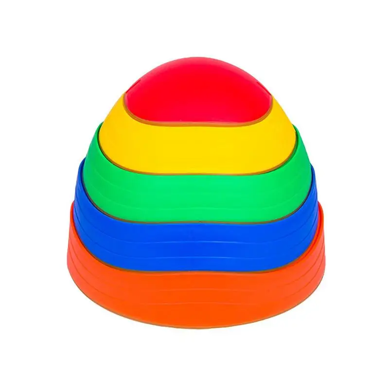 

Rainbow Stepping Stones Non-Slip Balance River Stones Coordination Ability Training Toys Indoor/Outdoor Play Equipment for Kids