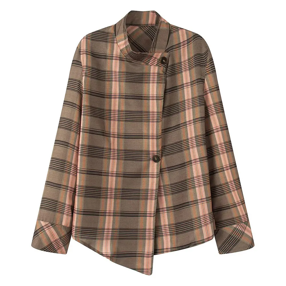 

Свободная куртка-рубашка в европейском и американском стиле, женская повседневная модная одежда, популярная на