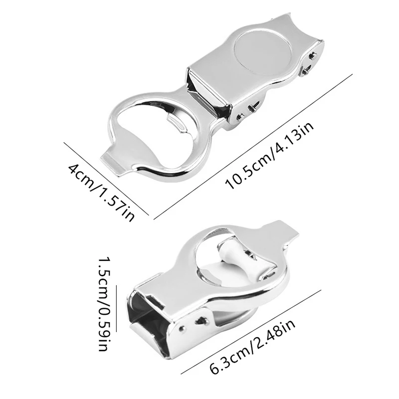 Multifunctional Bottle Opener With Sealed Lid Stainless Steel Labor-Saving Beer Opening Tool Kitchen Accessories For Home Bar