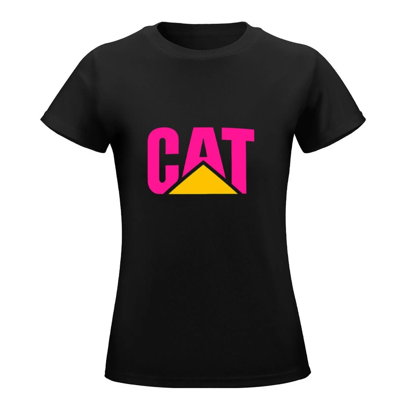 Pink CAT T-Shirt plus size tops cute tops white t-shirt dress for Women sexy