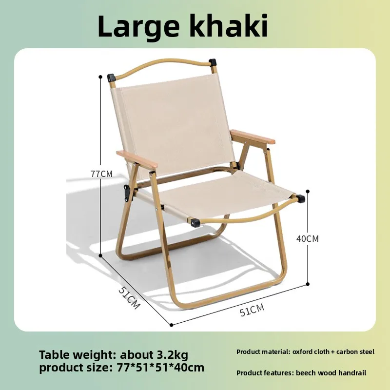 Outdoor Folding Table Chair Set Portable Beach Camping Picnic Gear Camping Chairs Folding Chair Outdoor Chair Fishing Chair