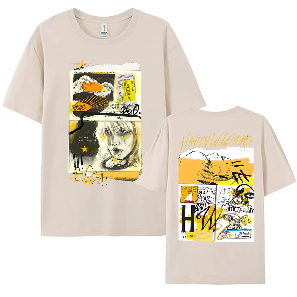 Ego Black Tee HAYLEY WILLIAMS Singer Fashion T-shirt Short Sleeve Cotton Female Tshirts Unisex Streetwear Casual Women Men Shirt