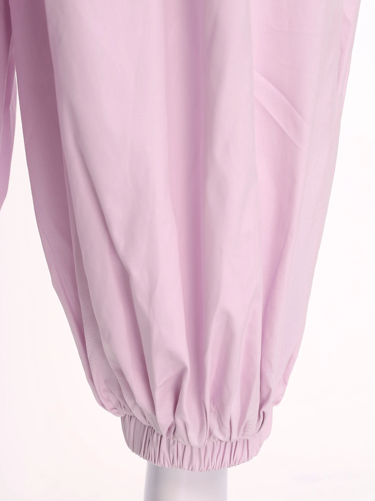 Women Casual Soft Lantern Pants Elastic Waistband and Leg Openings Pockets Loose Palazzo Long Pants for Daily Outing Weekend