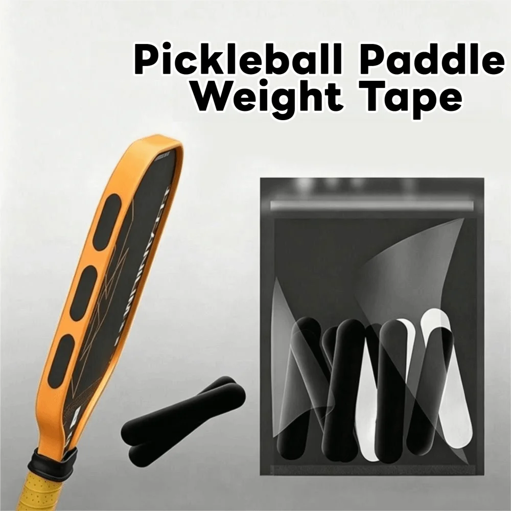 

10Pcs Self Adhesive Pickleball Paddle Weight Tape Custom Balance Easy to Apply Racket Weight Tape Strong Adhesive