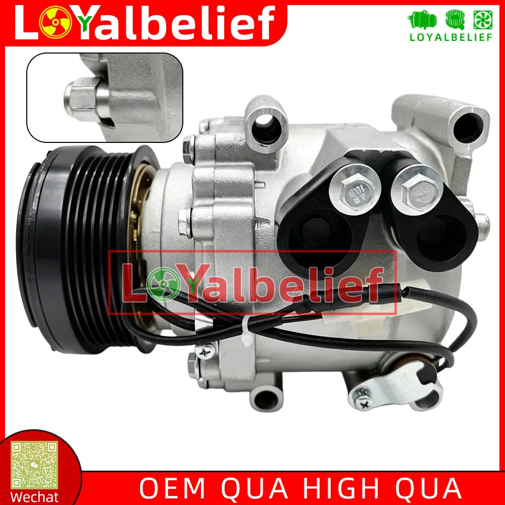 Automotive Air Conditioning AC Compressor For Lifan 320 / Geely WXH-086-16 WXH08616 6 Grooves