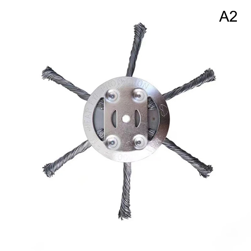 Steel Wire Grass Trimmer Head Lawn Mower Grass BrushCutter Dust Removal Weeding Plate Swing Metal Blade