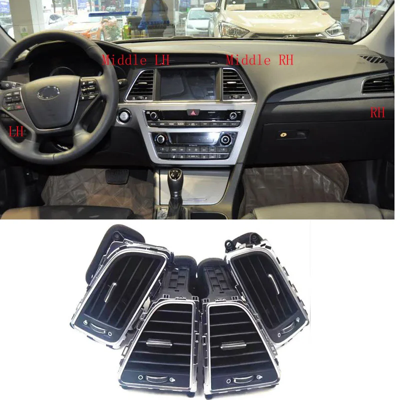 

Car accessories Air Conditioner Outlet Dashboard Air Outlet Air Conditioner Vent A/C Vent For Hyundai Sonata 9 2015 2016 2017