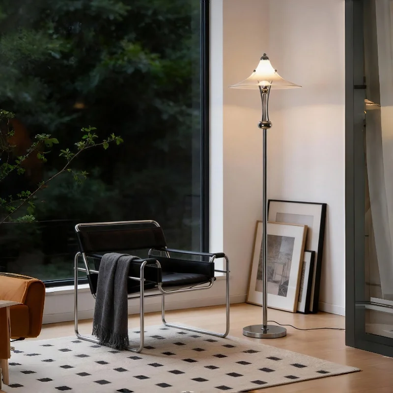 Floor Lamp Living Room Sofa Side High End French Retro Standing Atmosphere Light Bauhaus Style Home Changeable