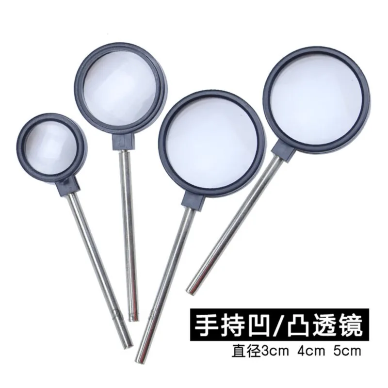 4pcs/lot Hand-held convex lens concave lens Lens imaging laboratory equipment focal length measurement optical bench accessories